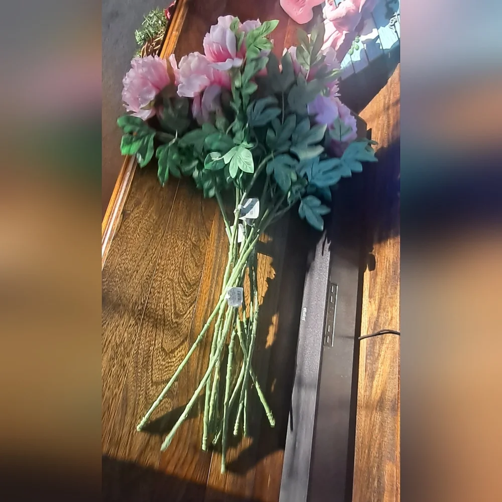 🌸🌸Pink Peony Flowers Decor